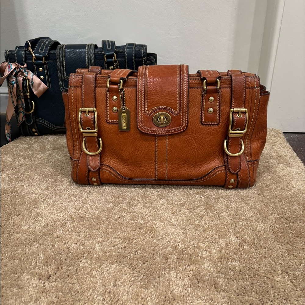 SOLD**Vintage Coach Carryall